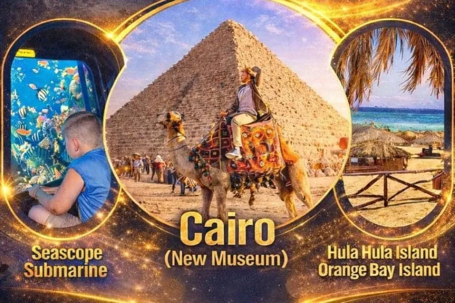 Package 5 (Cairo (New Museum) + Hula Hula island Or Orange Bay island + Seascope Submarine)