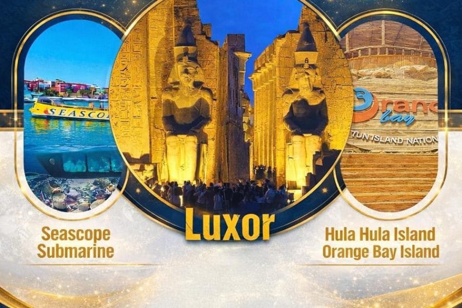 Package 8 (Luxor + Orange Bay island Or Hula Hula island + Seascope Submarine)