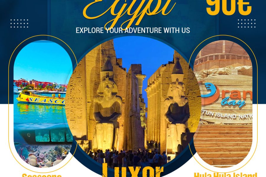 Package 2 (Luxor – Seascope Semisubmarine – Orange Bay Island or Hula Hula Island)